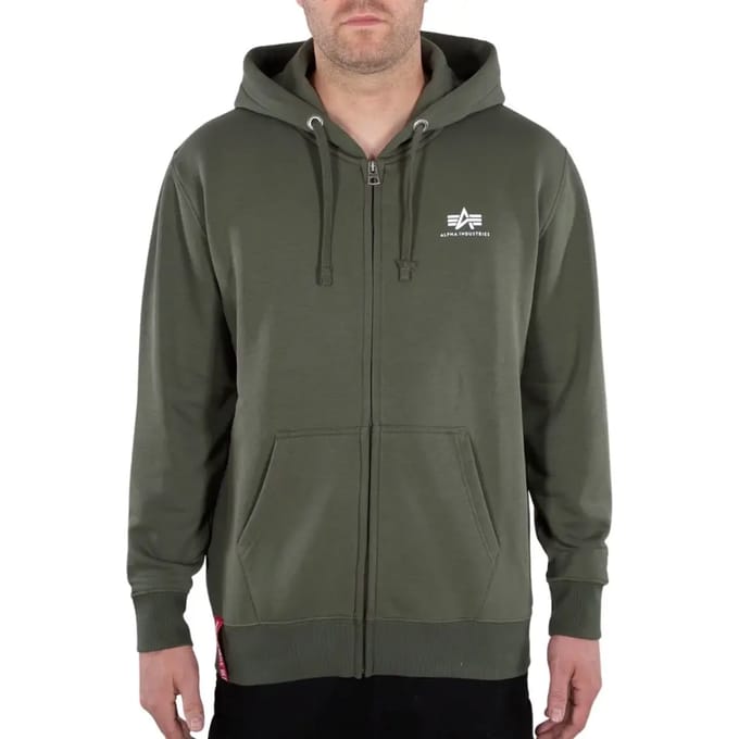 Hooded sweatshirt Alpha Industries Basic Zip