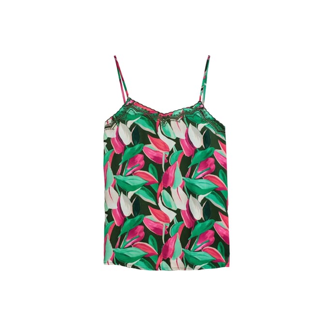 Dames tanktop met bloemmotief Salsa Jeans