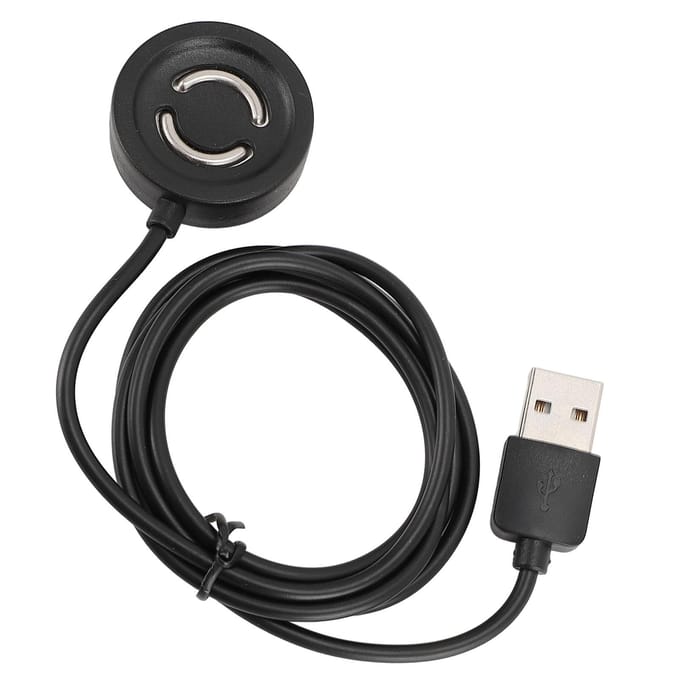 Câble de charge USB pour 9 Peak Charge rapide Très efficace Longueur du cordon 1M Dock pour montre connectée 5V black