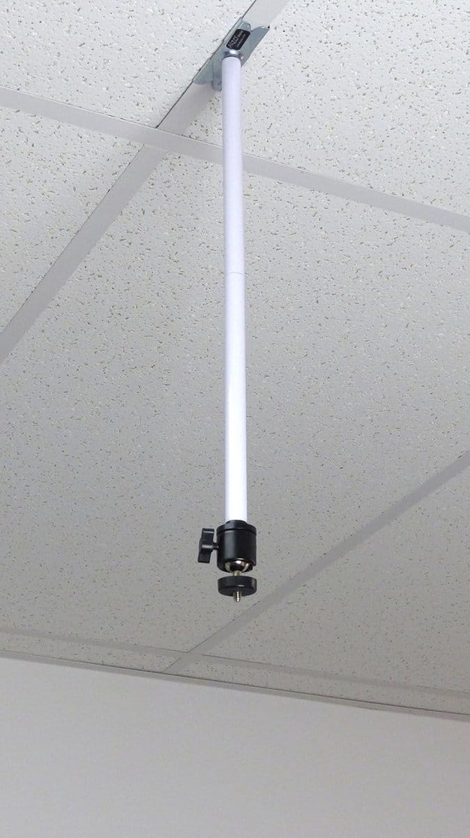 Pico Projector Beugel - Plafondhouder Mini - Beelden Projecteren - Verstelbare Ophanging - 9 of 17 Inch - Wit