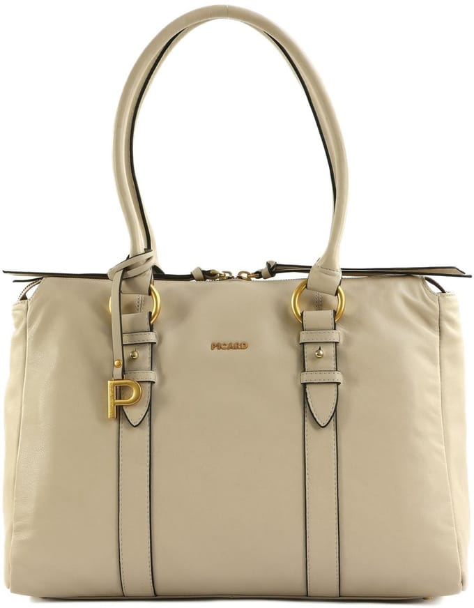 PICARD schoudertas Valesca Cityshopper Cookie beige