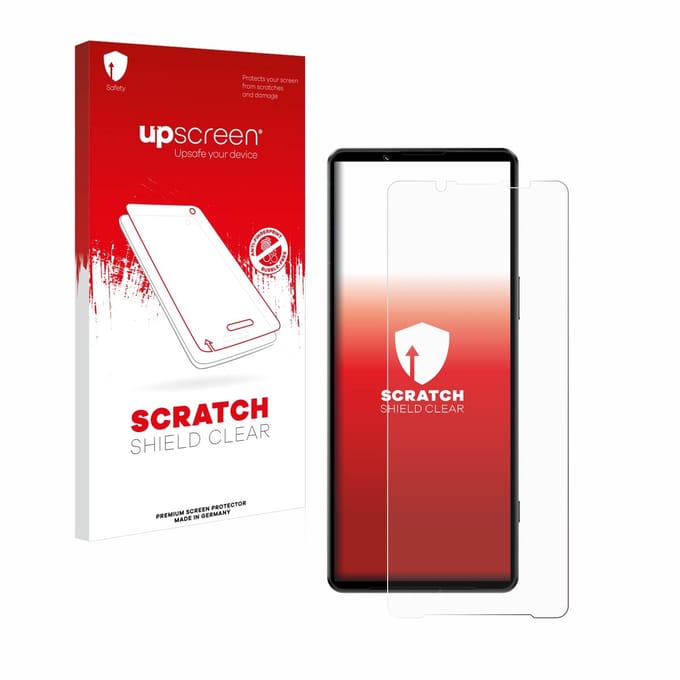 upscreen - Screenprotector voor Sony Xperia 1 IV - Folie Beschermfolie transparant