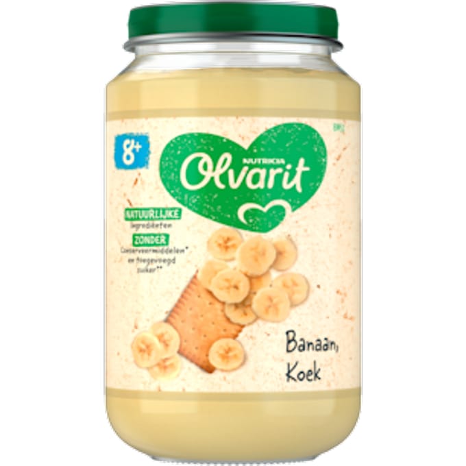Olvarit Banaan koek 8M51 200 Gram