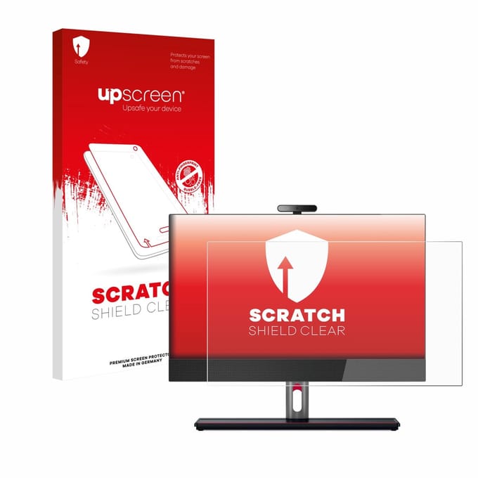 upscreen - Screenprotector voor Lenovo ThinkCentre M90a Gen 5 23,8" - Folie Beschermfolie transparant