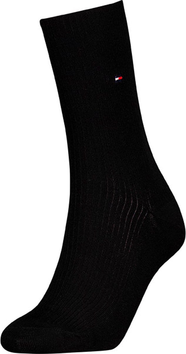 Tommy Hilfiger dames sokken premium refined zwart
