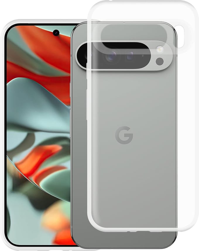 Cazy hoesje geschikt voor Google Pixel 9 Pro XL Hoesje Siliconen - Flexibele Case - Transparant