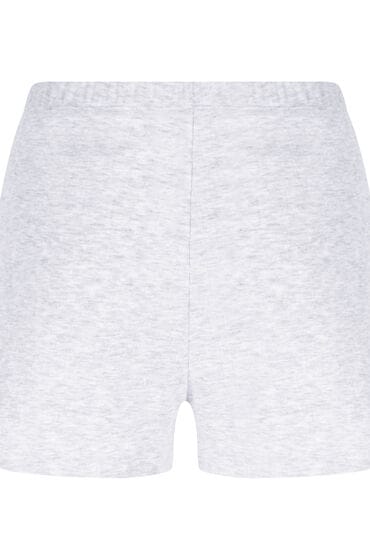 Hunkemöller Dames Nachtmode Pointelle Short - Grijs - maat L