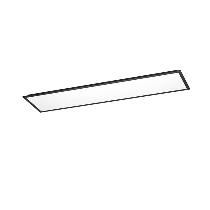 EGLO connect.z Moradillo Smart LED Paneel - 119.5 x 29.5 cm - Zwart - Instelbaar RGB & wit licht - Dimbaar - Zigbee
