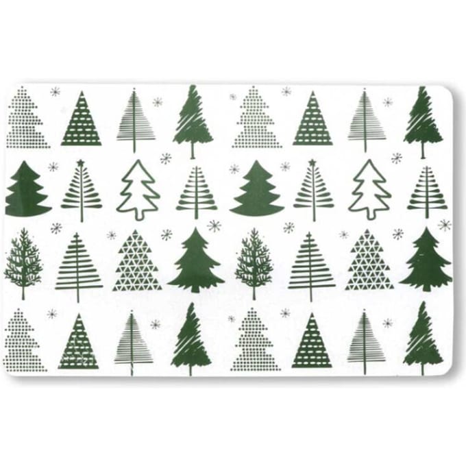 Unique Living placemat xmas tree 30x45cm dark green