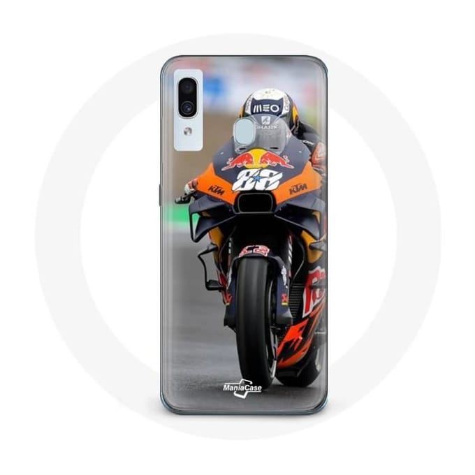 Coque - Maniacase - Samsung Galaxy A30 - Noir - Souple - Moto GP noir