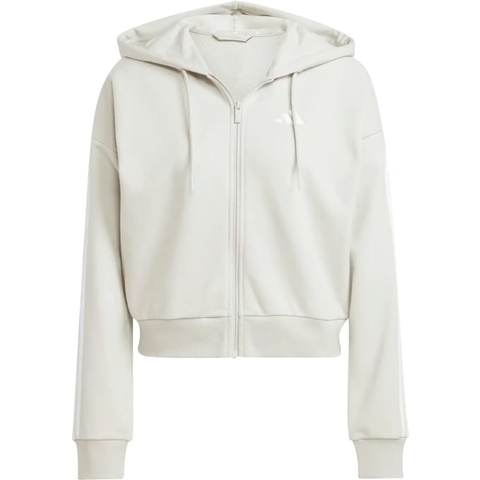 Damescapuchon met volledige rits adidas Essentials 3-Stripes