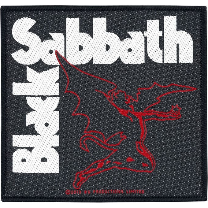Black Sabbath Patch - Creature - voor Geen - zwart-wit-rood