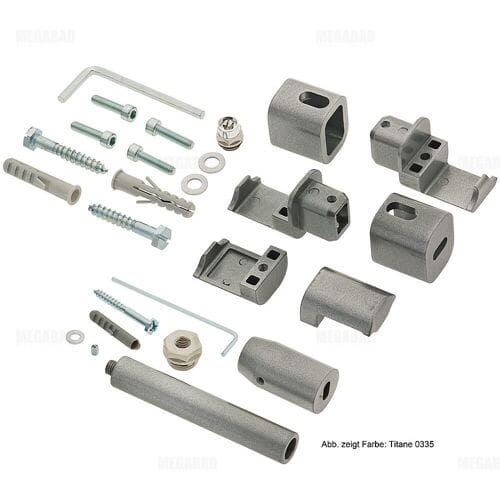 Zehnder room divider mounting accessories with footrest 931131