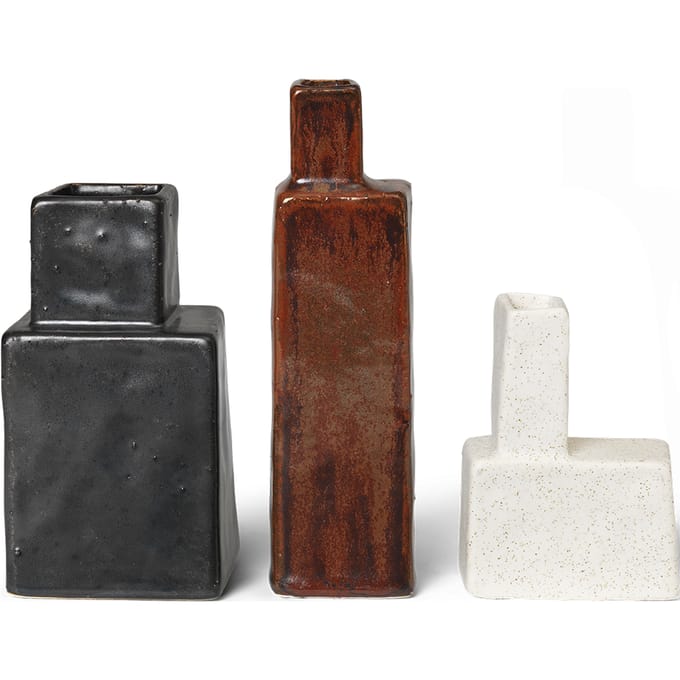 Ferm Living - Koa vaas set van 3 - meerkleurig