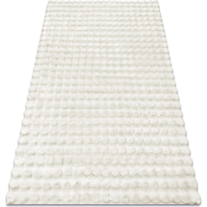Kleden Rugsx Tapijt BUBBLE wit 11 IMITATIE VAN KONIJNENBONT 80x150 cm