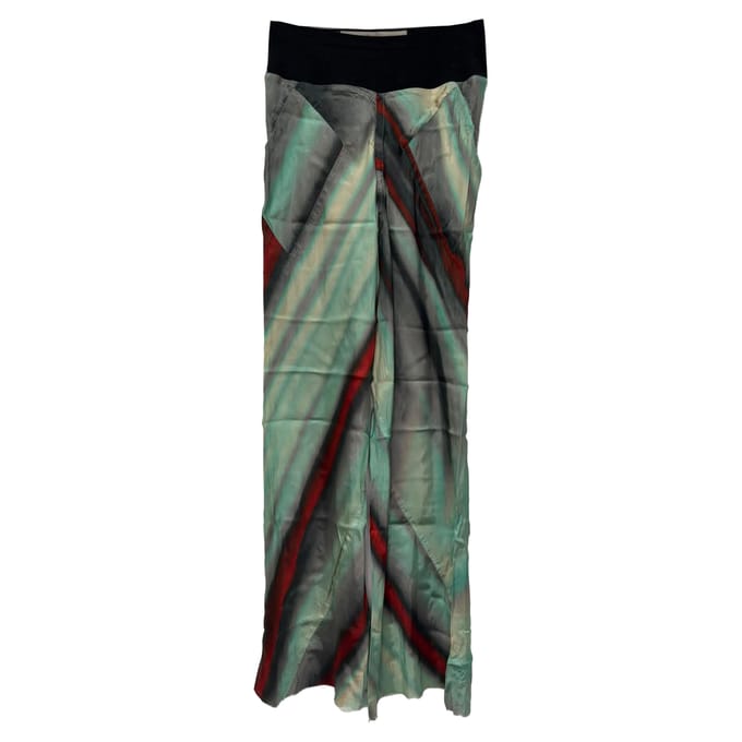 Rick Owens bedrukte rechte broek van veelkleurige viscose