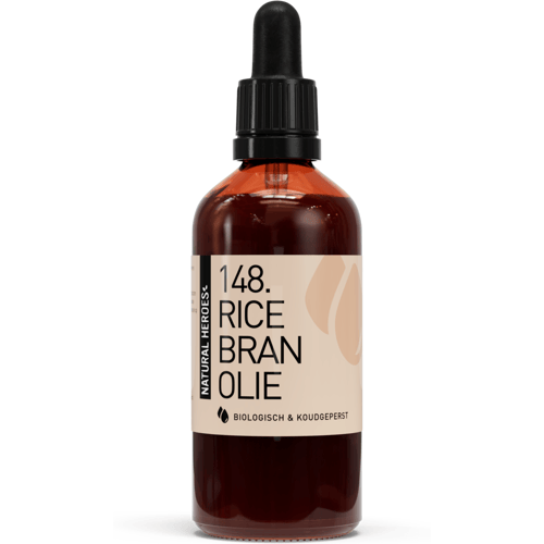 Natural Heroes - Rice Bran Olie (Biologisch & Koudgeperst) 100 ml