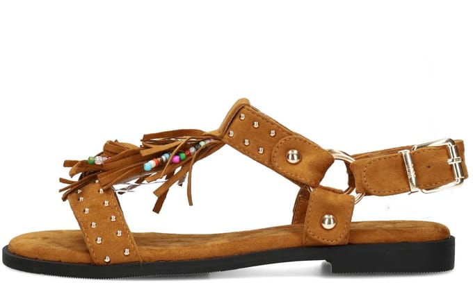 POSH by Poelman NATALIA Dames Sandalen - Bruin