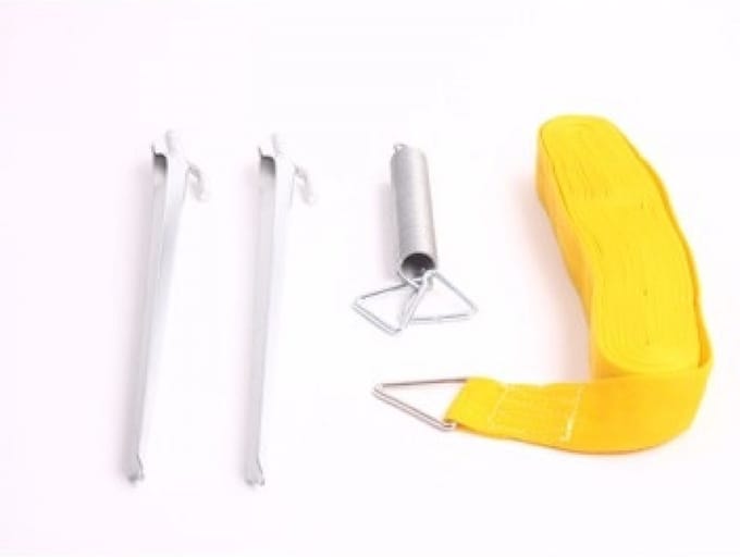 Stormband - Tie down kit plus (geel)