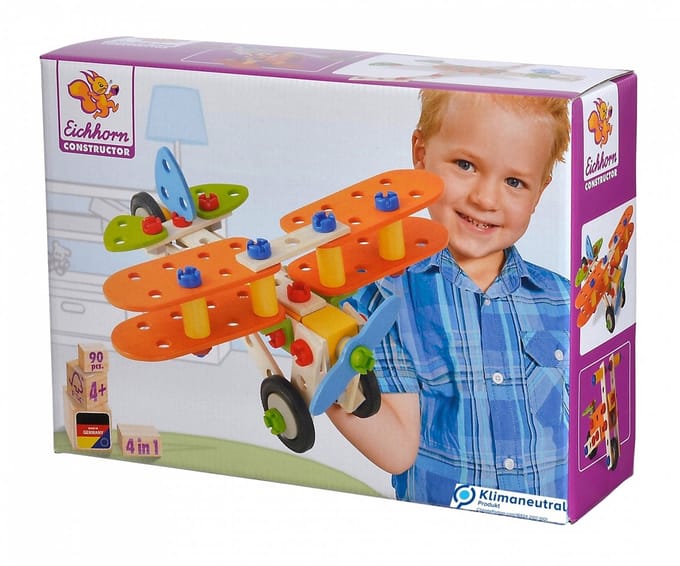 Heros Constructor Vliegtuig Dubbeldekker