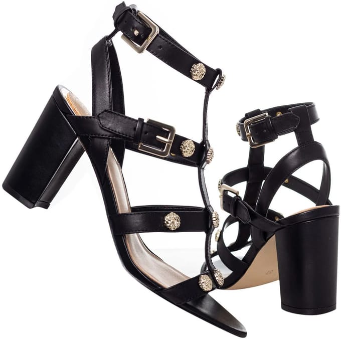 GUESS - maat 38 - Sandalen met hak - Zwart