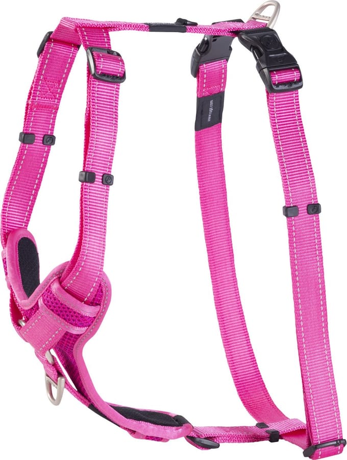 Rogz Utility Control Tuig Roze - Hondenharnas - Xl 60-100x2.5 Cm