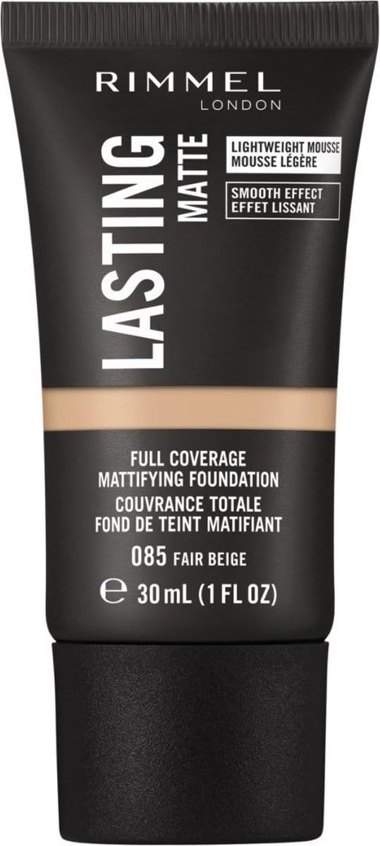 Rimmel London Lasting Matte Fair Beige 085 Foundation