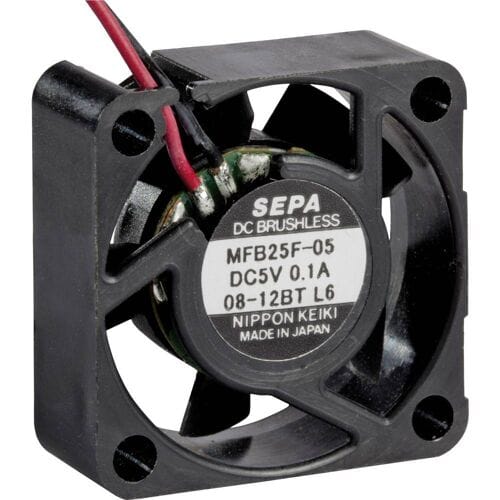 SEPA MFB25F05 Axiaalventilator 5 V/DC 4.2 m³/h (l x b x h) 25 x 25 x 10 mm