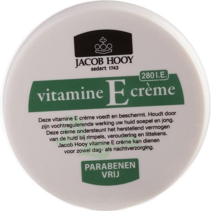 Jacob Hooy Vitamine E crème 6x140 gram