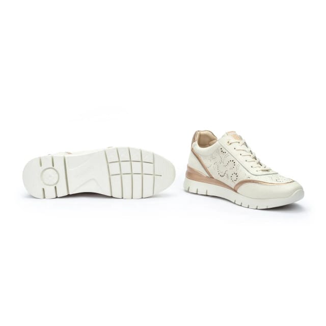 Pikolinos Cantabria dames sneaker - Ecru - Maat 42
