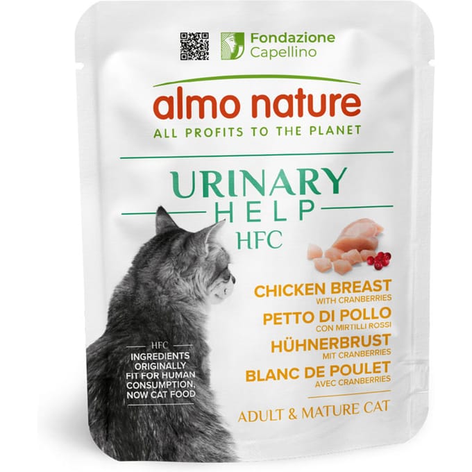 Voordeelverpakking: 24x50g Almo Nature HFC Urinary Help Kipfilet met Veenbessen natvoer voor katten