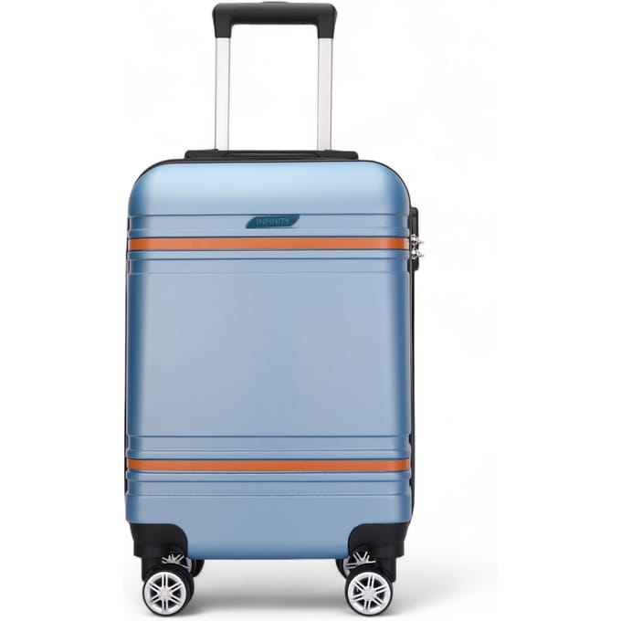 Harde koffer in marineblauw, robuust ABS, lichtgewicht bagage, vakantietas
