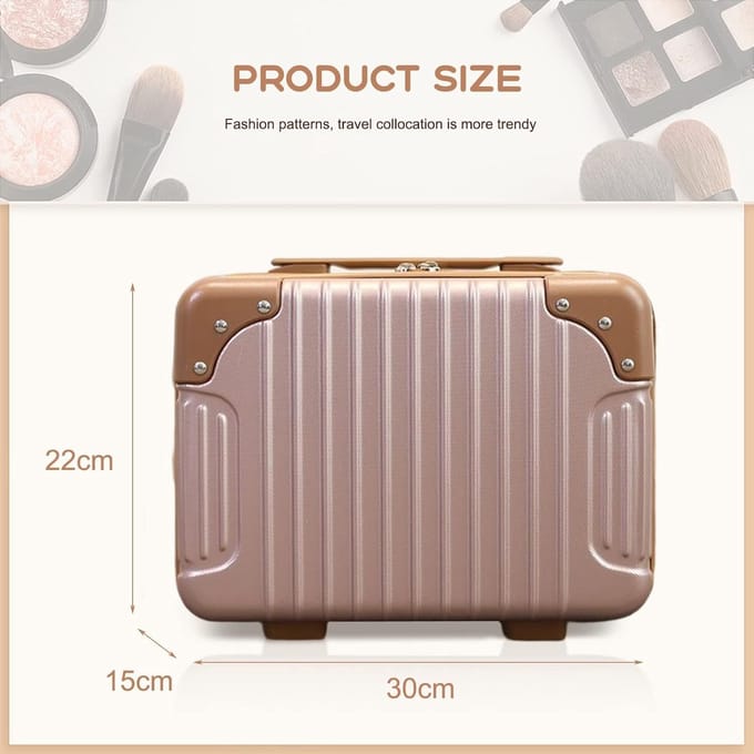 Waterdichte Draagbare Make-up Reistentas ABS Hardshell Cosmetische Koffer 30x23x17 cm