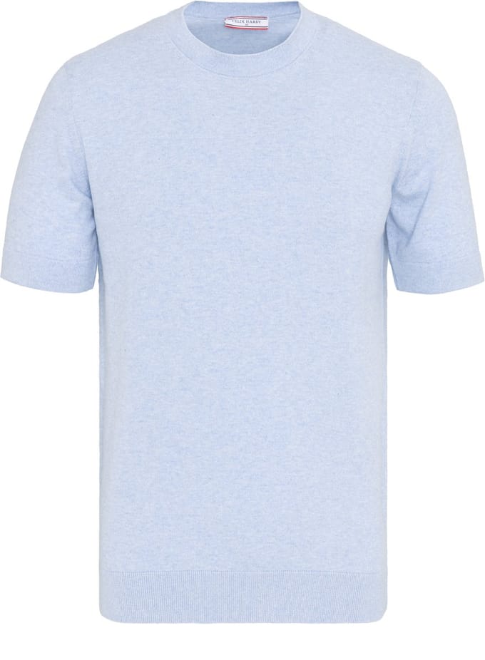 Felix Hardy Tshirt 100% Katoen - 2 Pack Heren Ecru-Blauw Gemêleerd - S