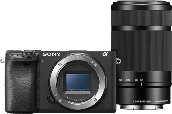 Sony Alpha A6400 + E PZ 16-50mm II + 55-210mm
