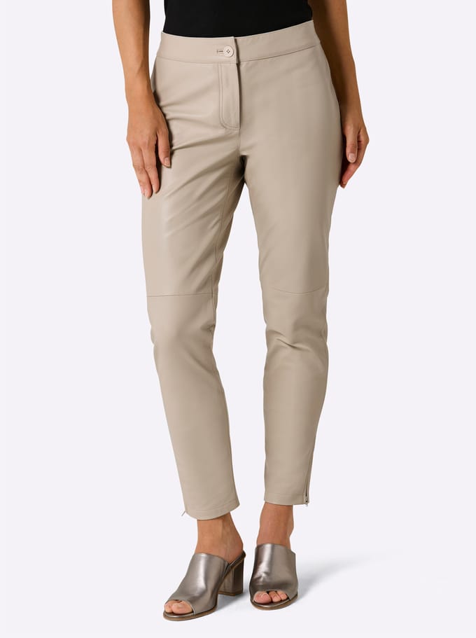 Leren broek