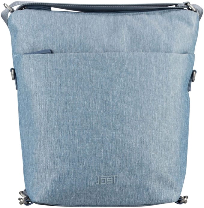 JOST schoudertas Bergen Shoulderbag Misty Blue blauwgrijs