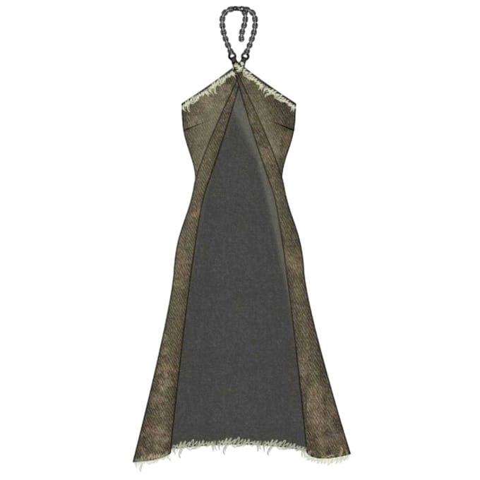 The Ragged Priest Haltertop ‘Deity’ voor dames (Bruin)