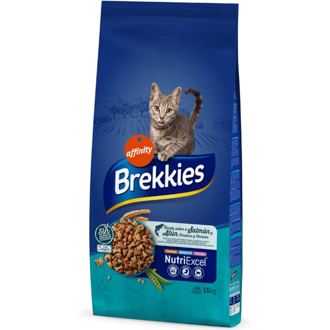15kg Brekkies Vis Kattenvoer