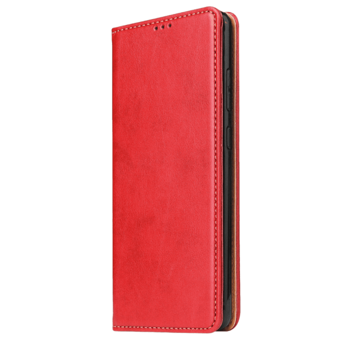 Fierre Shann Samsung Galaxy S20 Ultra Slim Wallet Hoesje  Rood