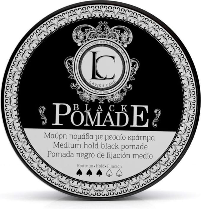 Lavish Care - Black Pomade Medium Hold Black Pomade - Hairmade