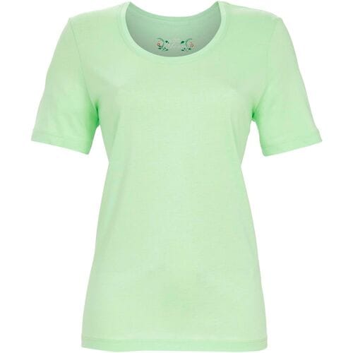 Basic groen pyjamashirt Ringella - Groen - Maat - 36