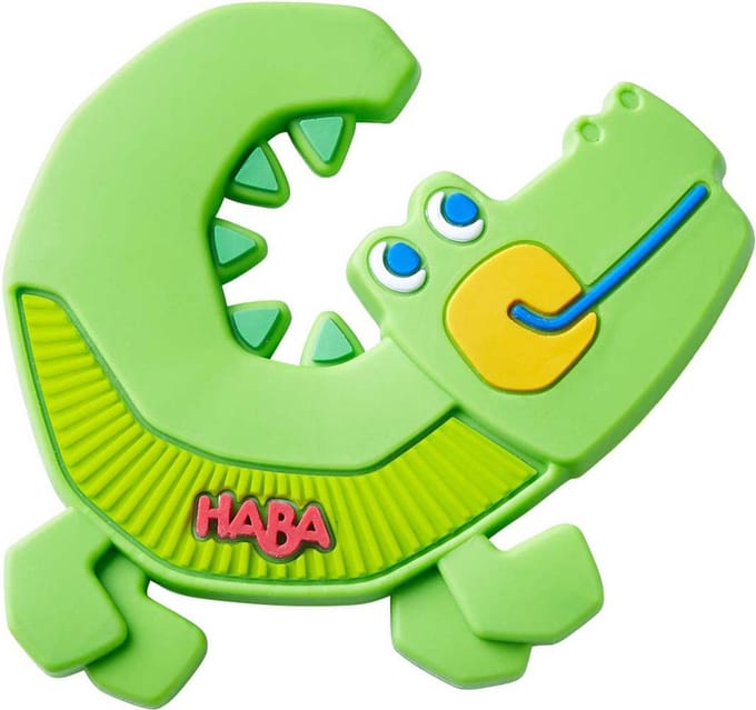 Haba baby [0 jaar +] bijtspeeltje Kroko