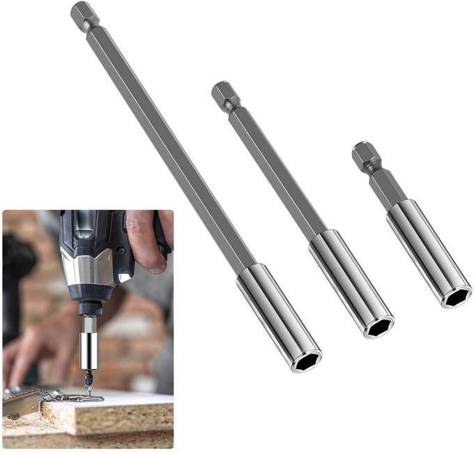Dailygoody - Magnetische Bit Houder - 3 Stuks - Geschikt voor