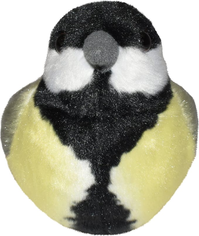 Wild Republic - Knuffel - Koolmees - Knuffel met Geluid - 16 cm