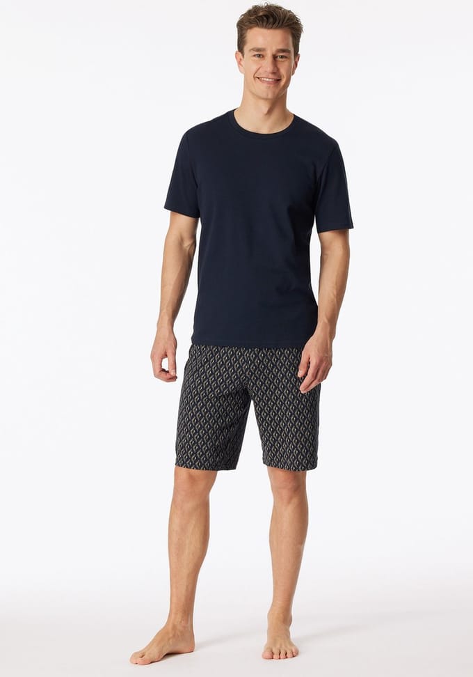 Schiesser – Fine Interlock – Pyjama – 181171 – Night Blue - 54