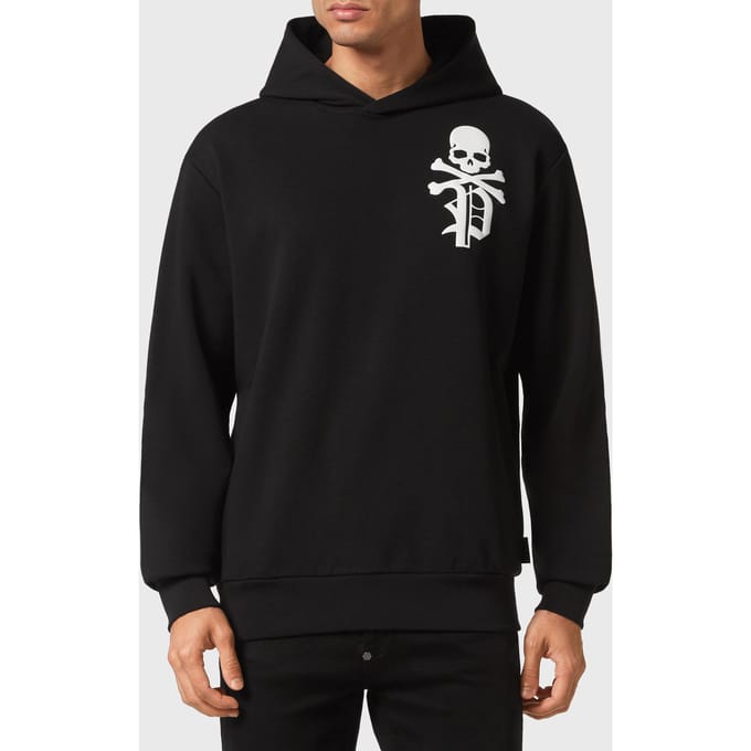 Sweatshirt Met Capuchon Gothic Plein