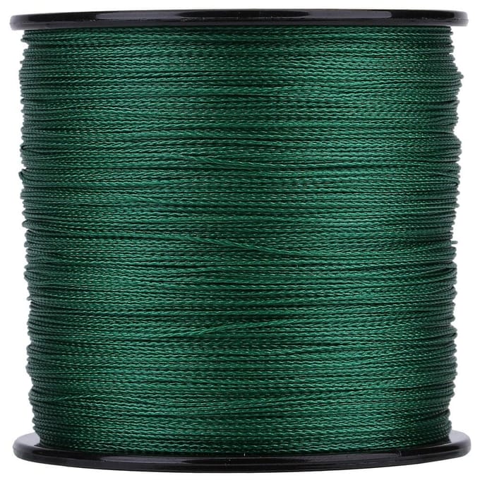 1pc 500m PE Braided 4 Strands Super Strong Fishing Lines Multi filament Fish Rope Cord Green 5