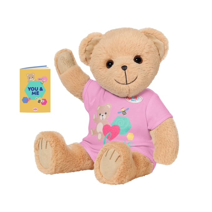 Zapf Creation BABY Born Beer roze 36cm Knuffelberen