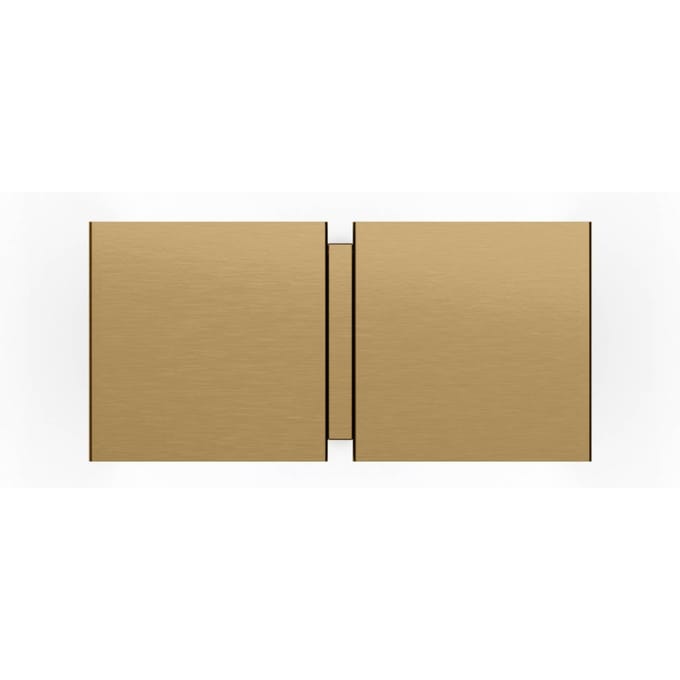 Wever & Ducré Lighting WEVER & DUCRÉ wandlamp CG Square beige, breedte 21 cm, 2-lamps